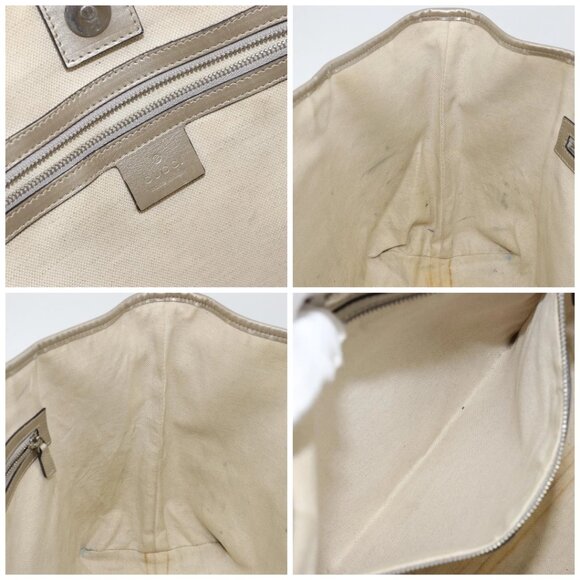 GUCCI GG Implementation Tote Bag Silver 197953 Auth 146574 - Picture 15 of 16